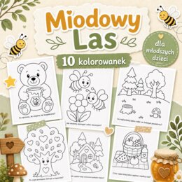 Kolorowanki: Miodowy las