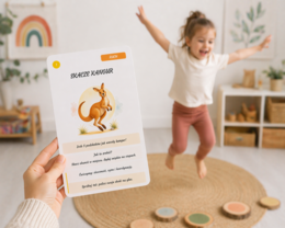 Skacze kangur – zestaw kart ruchowych