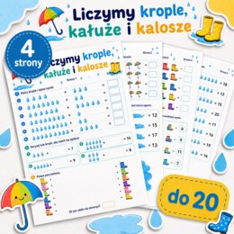 Liczymy krople, kałuże i kalosze