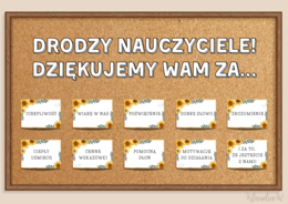 Gazetka szkolna - Dzień Nauczyciela/Dzień Edukacji Narodowej 1