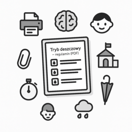 Regulamin „Tryb deszczowy – zasady przerw”