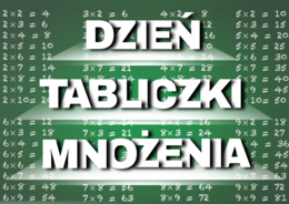 Plakat na Dzień Tabliczki Mnożenia
