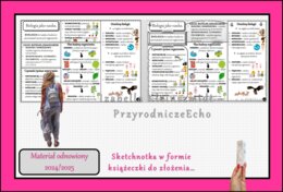 Książeczka/sketchnotka/notatka/wklejka/ściąga dla ucznia i przypomnienie dla nauczyciela/edukacja domowa. Temat „Biologia jako nauka” w pdf. Biologia 5, dział „Biologia - nauka o życiu”. Nowość 2024/2025.