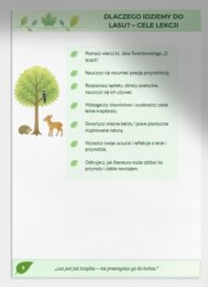 Scenariusz lekcji języka polskiego. "O lasach" ks. Jan Twardowski
