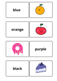 Język Angielski - Kolorowe Domino "Colours"