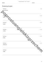 Super Powers 6 – Unit 2 – testy