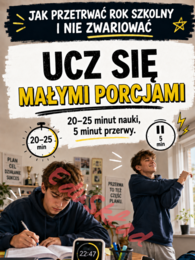 „Jak przetrwać rok szkolny i nie zwariować” – gazetka korytarzowa dla uczniów