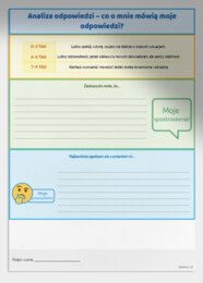Karty pracy – Test „Poznaj siebie!”