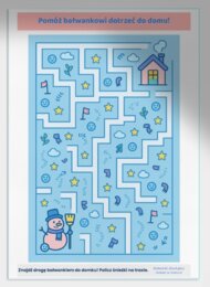 Kolorowa zima – zestaw kart pracy