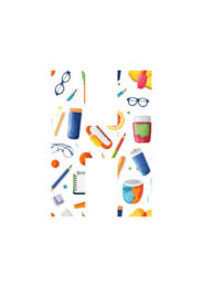 Napis BACK TO SCHOOL gazetka