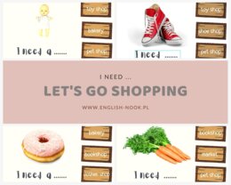 Let's go shopping - I need ...