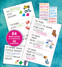 Czytam sam – karty pracy. Sylaby otwarte.