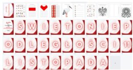 Święto Niepodległości zadania + girlanda + dyplom