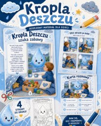 Kropla deszczu szuka zabawy