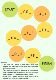 Word game: how many words can you think of?