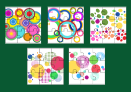 DZIEŃ KROPKI – PUZZLE – 10 obrazków