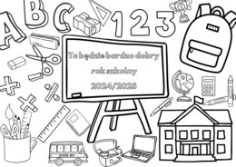 Rozpoczęcie roku szkolnego, kolorowanka 16szt. A4