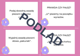 Planszowa gra ortograficzna