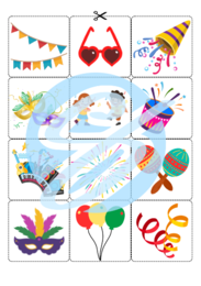 Memory na Sylwestra – Edukacyjne Karty do Zabaw Sylwestrowych dla Przedszkolaków