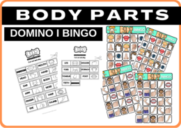BODY PARTS - GRA DOMINO I BINGO