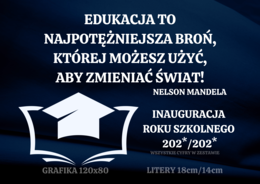ROZPOCZĘCIE ROKU SZKOLNEGO - DEKORACJA XXL