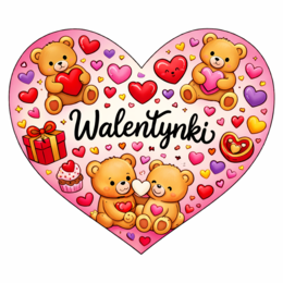 Walentynki – serca z wzorami do kolorowania (6 kart)