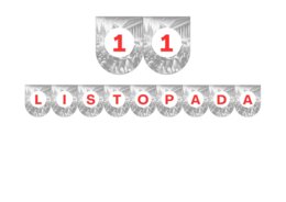 Girlanda, baner "11 listopada"