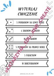 Wyturlaj - kreatywne ćwiczenia z kostkami do gry