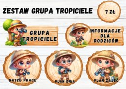 ZESTAW GRUPOWY "GRUPA TROPICIELE"