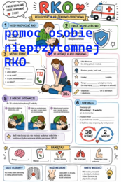 Pomoc osobie nieprzytomnej i RKO - Edukacja dla bezpieczeństwa klasa 8