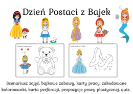 Pakiet „Międzynarodowy Dzień Postaci z Bajek” 5 listopada