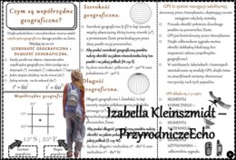 Książeczka/sketchnotka/notatka/wklejka/ściąga dla ucznia i przypomnienie dla nauczyciela/edukacja domowa. Temat „Czym są południki i równoleżniki?”, „Czym są współrzędne geograficzne?” w pdf. Geografia 6, dział „Współrzędne geograficzne”. Materiał wykona
