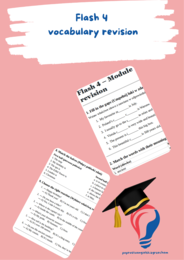 Flash 4 – Module 2 – vocabulary revision