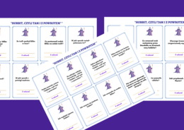 "HOBBIT, CZYLI TAM I Z POWROTEM" – gra „5 sekund”