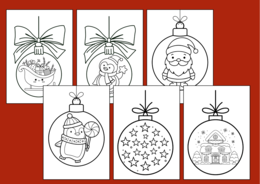 BOŻE NARODZENIE - MANDALA – zima – kolorowanka – biblioteka – świetlica – gazetka – mandale – 20 szt. - wersja 1