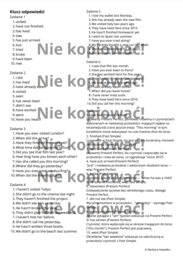 Karta Pracy Past Simple & Present Perfect B1/B2