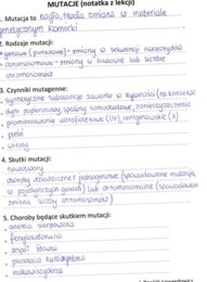 Mutacje (sketchnotka)