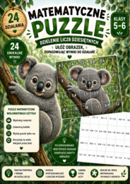 Matematyczne puzzle – dzielenie liczb dziesiętnych | klasy 5–6 | PDF
