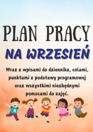 Plan Pracy na WRZESIEŃ