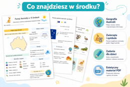 Karta pracy „Poznaj Australię w 12 krokach”