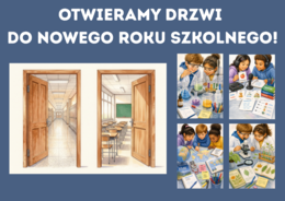 Otwieramy drzwi do nowego roku szkolnego! – gazetki szkolne