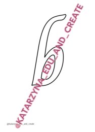 Szablon liter - charm - małe