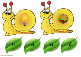 Ortograficzne ślimaki – gra ortograficzna