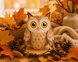 Zbuduj papierową sowę 3D