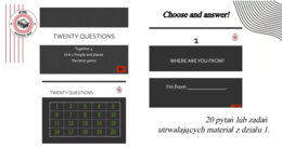 Together 4 - gra utrwalająca materiał z działu 1: People and places