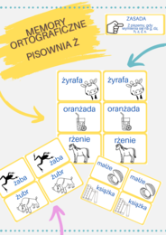 Memory ortograficzne - zestaw