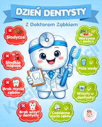 🦷 DZIEŃ DENTYSTY Z DOKTOREM ZĄBKIEM 🦷