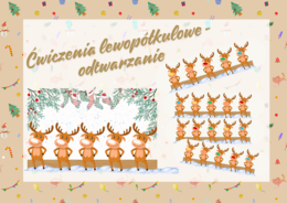 Renifery – ćwiczenie lewopółkulowe przygotowujące do nauki czytania i pisania.