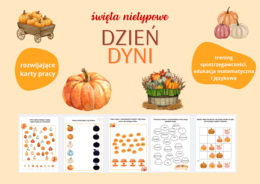 Dzień dyni - karty pracy na święta nietypowe