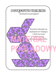 TRIMINO - działania na potęgach